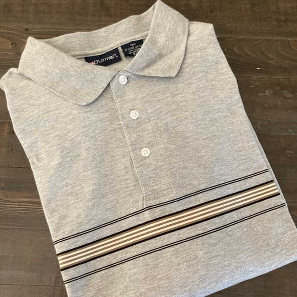 Puritan Other - Puritan Mens Striped Polo Shirt